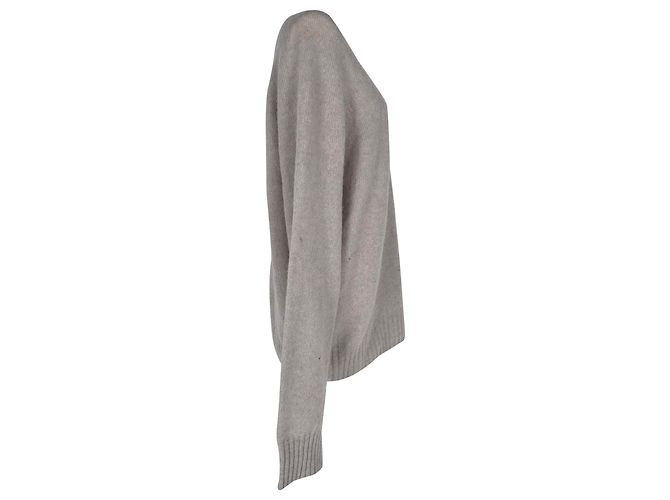 Tom Ford Strickpullover mit Rundhalsausschnitt aus Beige Kaschmir - Ansicht 2