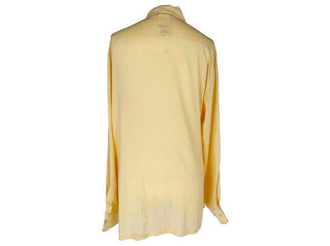 Camicia Max Mara Onorata con dettaglio sciarpa in seta avorio Bianco Crudo - vista 2