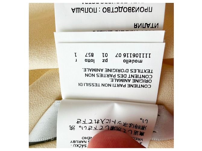 Camicia Max Mara Onorata con dettaglio sciarpa in seta avorio Bianco Crudo - vista 4