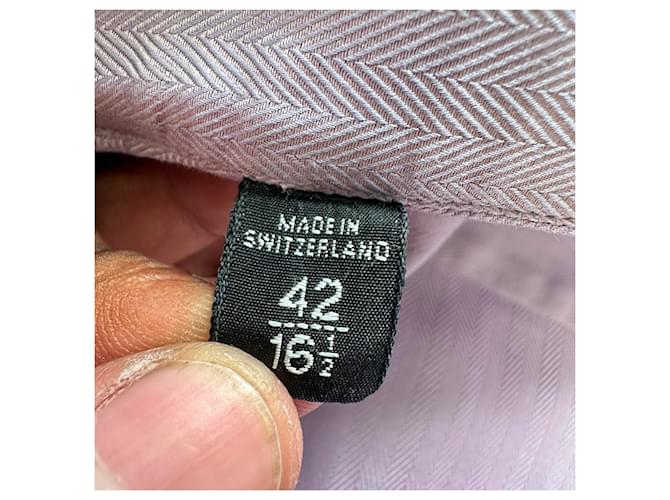 Camicia Tom Ford con bottoni in cotone viola Porpora - vista 5