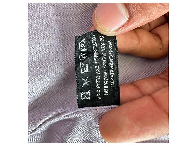 Camicia Tom Ford con bottoni in cotone viola Porpora - vista 6