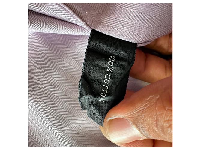 Camicia Tom Ford con bottoni in cotone viola Porpora - vista 7