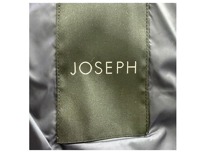 Joseph Dorset Brushed Flannel Down Jacket in Navy Blue Wool - view 4