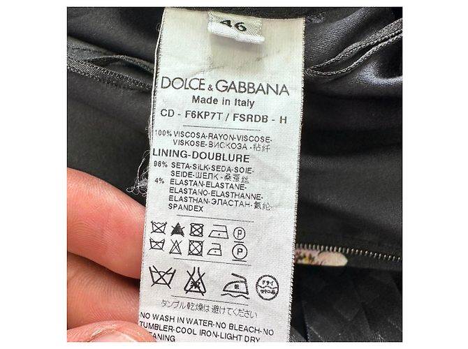Dolce & Gabbana Midi-Kleid mit Blumenprint aus mehrfarbiger Viskose Mehrfarben - Ansicht 10