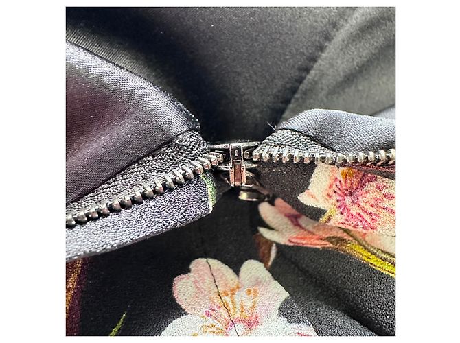 Dolce & Gabbana Midi-Kleid mit Blumenprint aus mehrfarbiger Viskose Mehrfarben - Ansicht 6