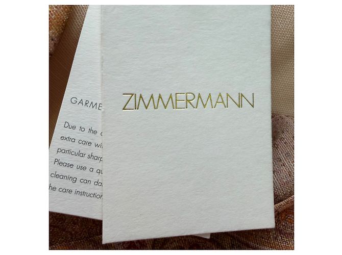 Abito midi drappeggiato Illustration di Zimmermann in lino multicolore - vista 9