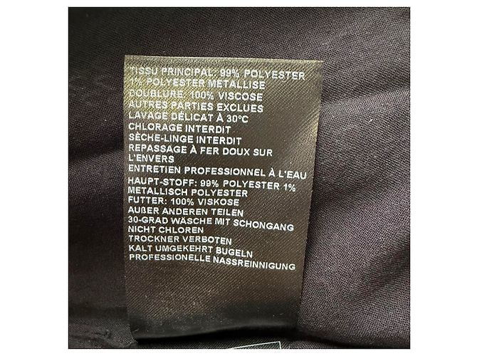 Ba&Sh Pisy Bedrucktes Wickel-Maxikleid aus schwarzem Polyester - Ansicht 6