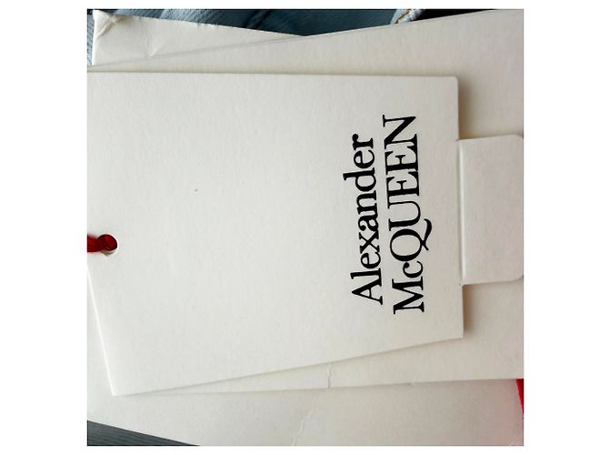 Short vaquero mini Alexander Mcqueen azul de algodón - vista 9