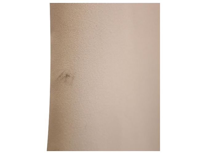 Top sem mangas de gola alta Theory em poliéster creme Branco Cru - vista 5