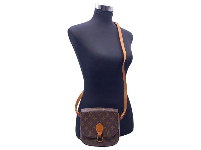 Louis Vuitton Vintage braune Monogramm-Canvas Saint Cloud PM Crossbody Bag - Ansicht 2