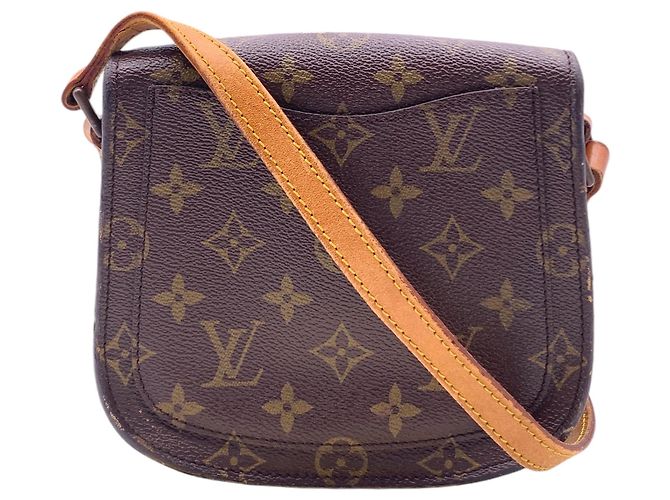Louis Vuitton Vintage braune Monogramm-Canvas Saint Cloud PM Crossbody Bag - Ansicht 3