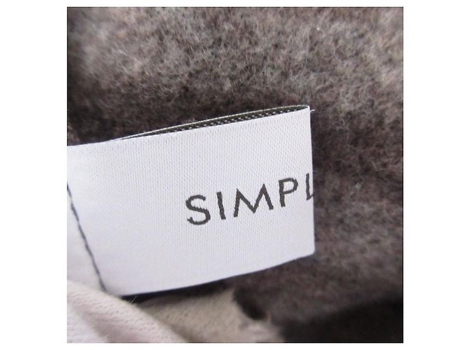 Autre Marque Abrigo de punto Simplicite Castaño - vista 7
