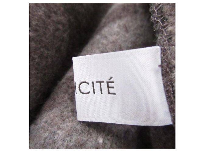 Autre Marque Abrigo de punto Simplicite Castaño - vista 8