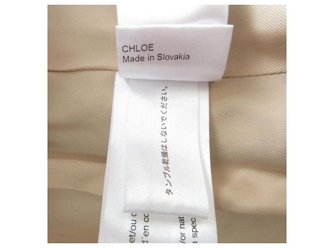 Chloé Abrigo 2way de lana y shearling Chloe Azul Azul marino - vista 13
