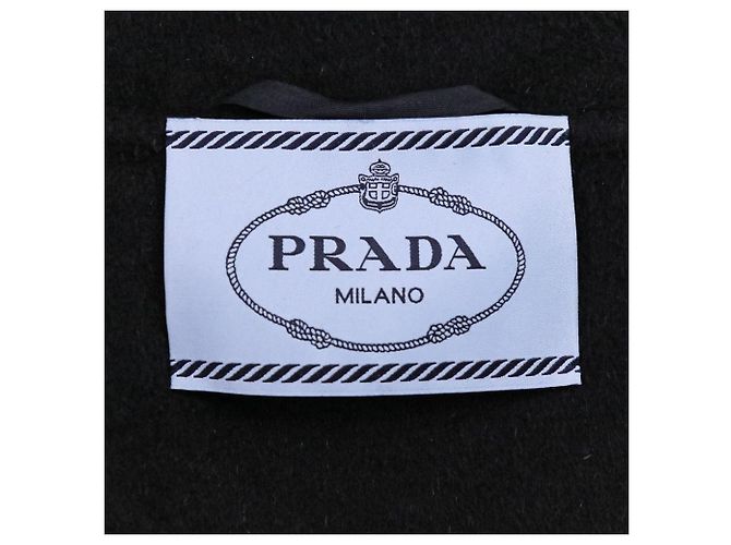 Prada Virgin Wool Angora Jacket Black - view 10