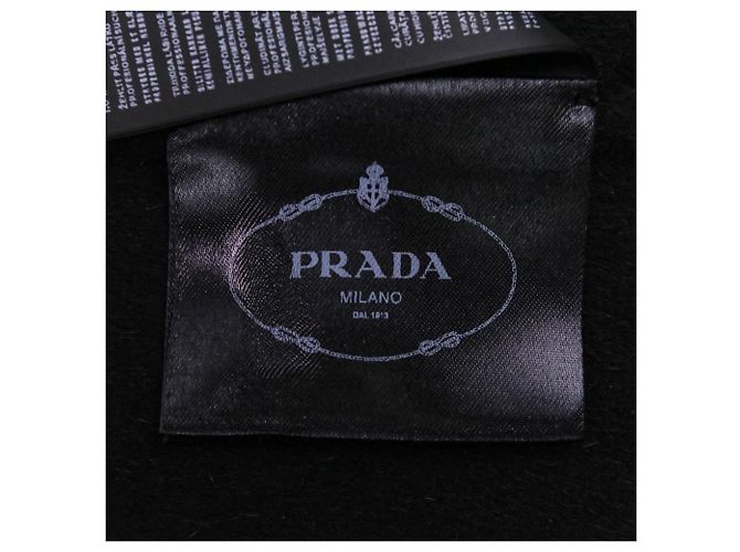 Prada Virgin Wool Angora Jacket Black - view 11