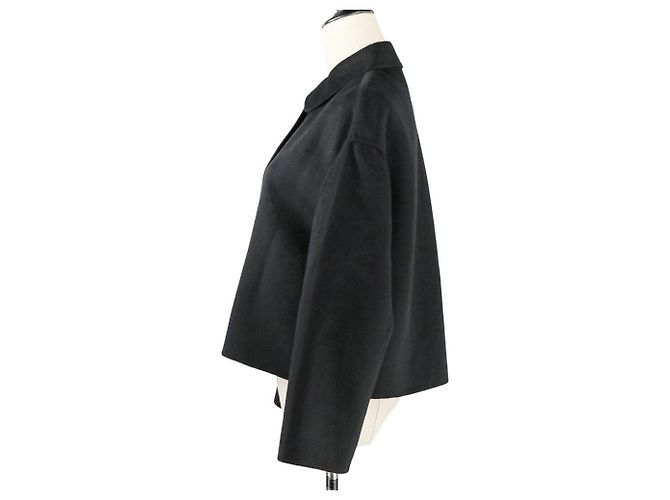 Prada Virgin Wool Angora Jacket Black - view 4