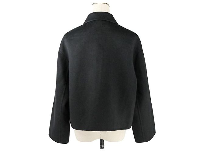 Prada Virgin Wool Angora Jacket Black - view 5