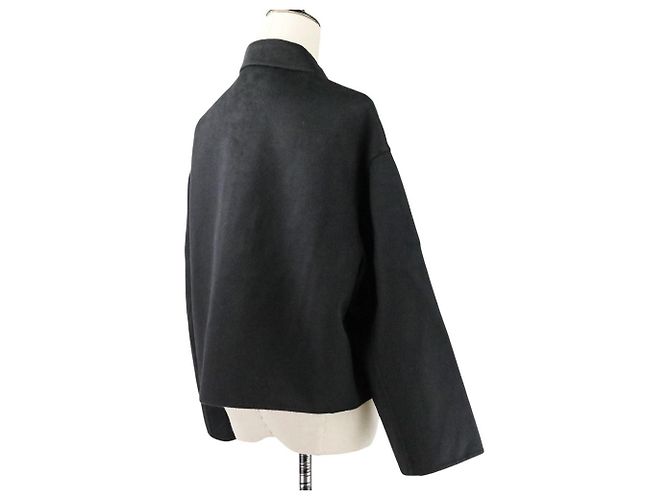 Prada Virgin Wool Angora Jacket Black - view 6