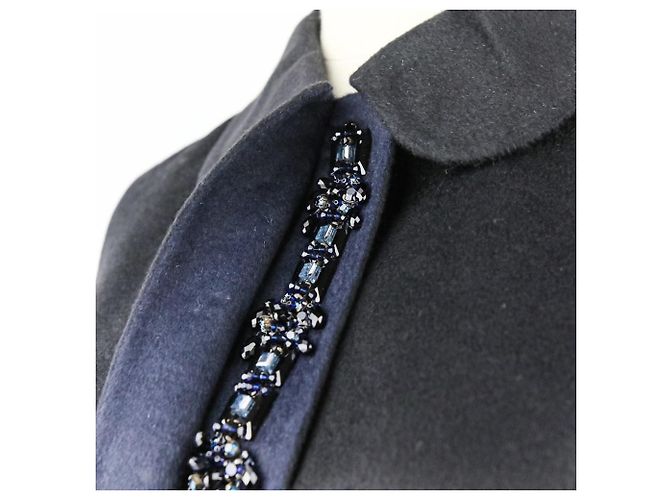 Prada Virgin Wool Angora Jacket Black - view 8