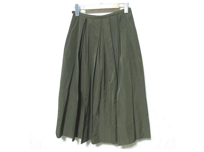 Autre Marque Falda larga TOKUKO 1er VOL Verde Verde oliva - vista 2