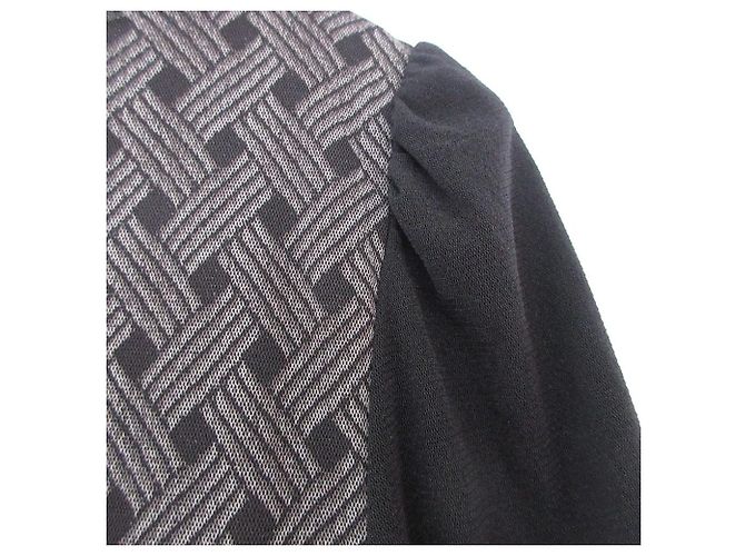 Autre Marque Power Net Kleid VIVIENNE TAM Schwarz - vista 3