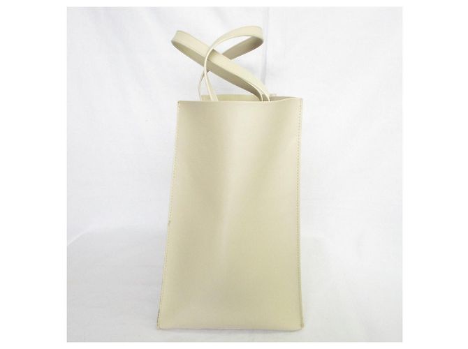 Autre Marque ESLOW SQUARE POCKET TOTE BAG Weiß Aus weiß - Ansicht 3