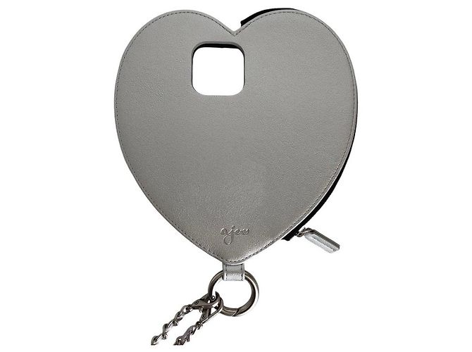 Autre Marque abito ajew custodia HEART custodia per smartphone a tracolla Argento - vista 2
