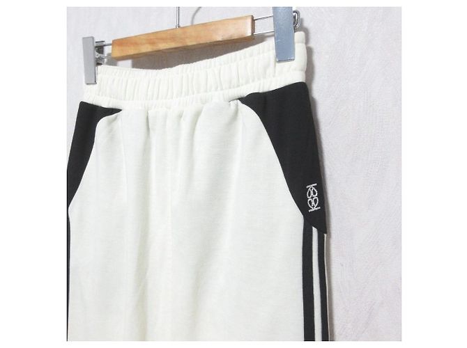 Autre Marque Falda de algodón Kijun Side Line Blanco Blanco roto - vista 3