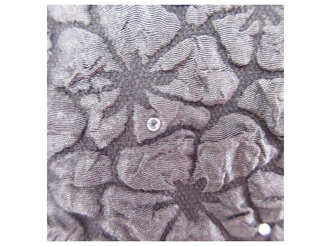 Maje Kleid aus Blumen-Jacquard Schwarz - Ansicht 6