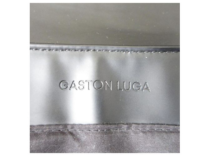 Autre Marque Gaston Luga Splash Vegan Leder Rucksack Schwarz - Ansicht 10
