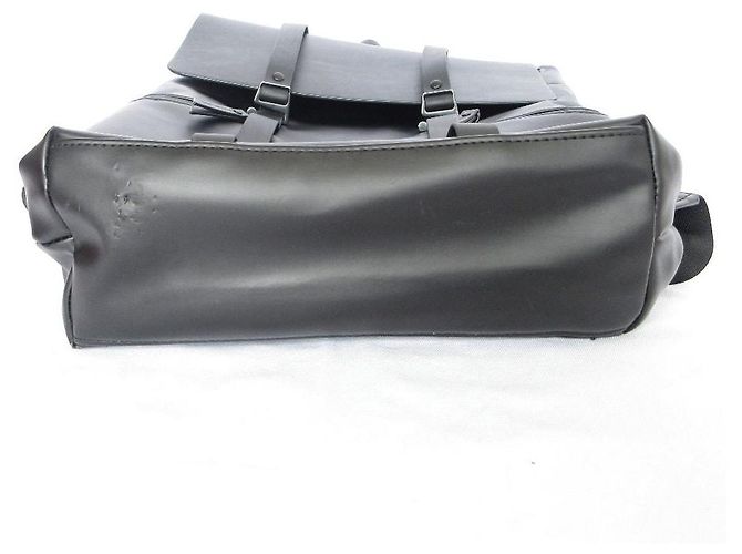 Autre Marque Gaston Luga Splash Vegan Leder Rucksack Schwarz - Ansicht 4