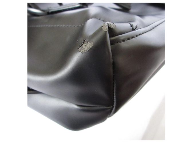 Autre Marque Gaston Luga Splash Vegan Leder Rucksack Schwarz - Ansicht 6
