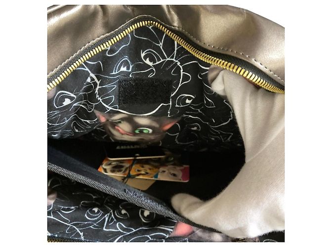 Autre Marque Borsa 2 in 1 in pelliccia di agnello Talking Tom Face - Talking Tom and Friends Marrone - vista 13