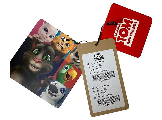 Autre Marque Borsa 2 in 1 in pelliccia di agnello Talking Tom Face - Talking Tom and Friends Marrone - vista 18