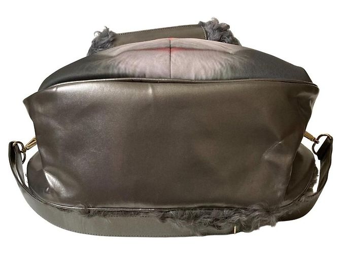 Autre Marque Borsa 2 in 1 in pelliccia di agnello Talking Tom Face - Talking Tom and Friends Marrone - vista 7