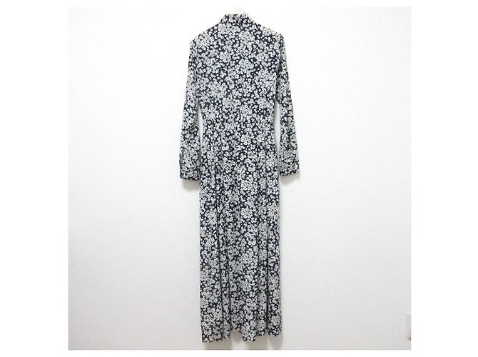 Autre Marque OBLI Bow Tie Floral Kleid Schwarz - Ansicht 2