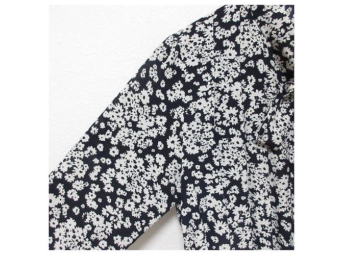 Autre Marque OBLI Bow Tie Floral Kleid Schwarz - Ansicht 5