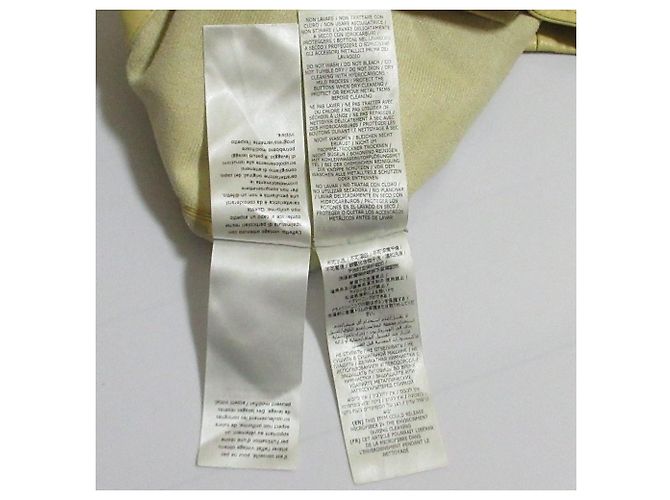 Stella Mc Cartney Stella McCartney Eco-Leder-Weitbeinhose Beige Roh - Ansicht 10