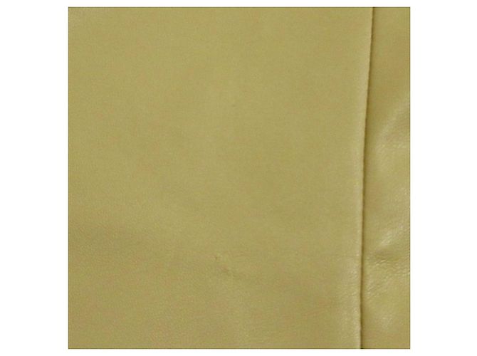 Stella Mc Cartney Stella McCartney Eco-Leder-Weitbeinhose Beige Roh - Ansicht 14