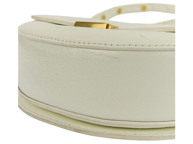 Autre Marque Borsa a tracolla in pelle lucida Wandler Bianco - vista 11