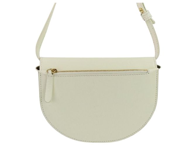 Autre Marque Borsa a tracolla in pelle lucida Wandler Bianco - vista 3