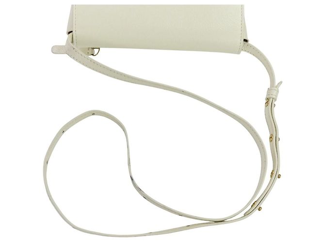 Autre Marque Borsa a tracolla in pelle lucida Wandler Bianco - vista 7
