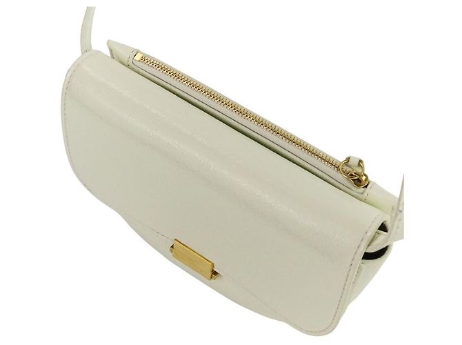 Autre Marque Borsa a tracolla in pelle lucida Wandler Bianco - vista 8