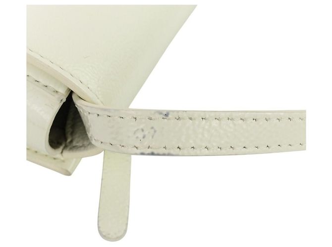 Autre Marque Borsa a tracolla in pelle lucida Wandler Bianco - vista 9