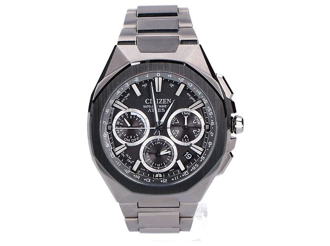 Autre Marque CITIZEN Attesa Actline Spaceship Titanium Uhr Schwarz - Ansicht 2