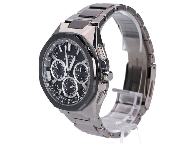 Autre Marque CITIZEN Attesa Actline Spaceship Titanium Uhr Schwarz - Ansicht 3