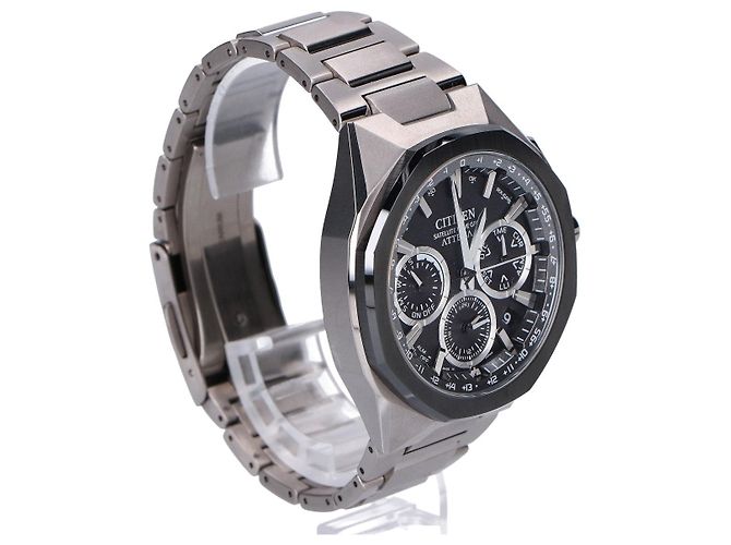 Autre Marque CITIZEN Attesa Actline Spaceship Titanium Uhr Schwarz - Ansicht 5