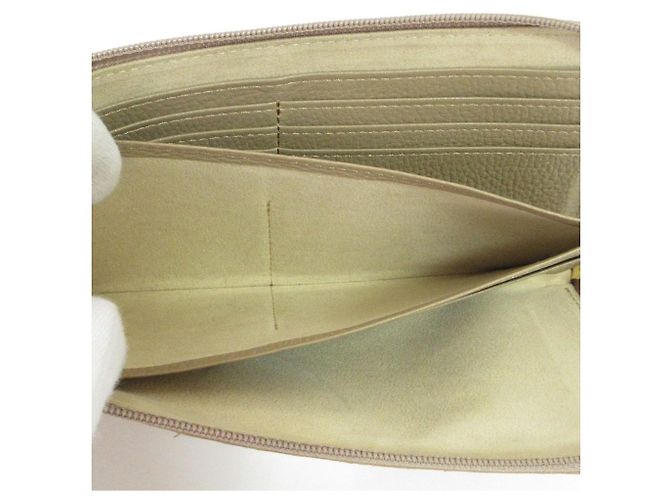 Autre Marque Portafoglio lungo ATAO limo Python Beige - vista 11