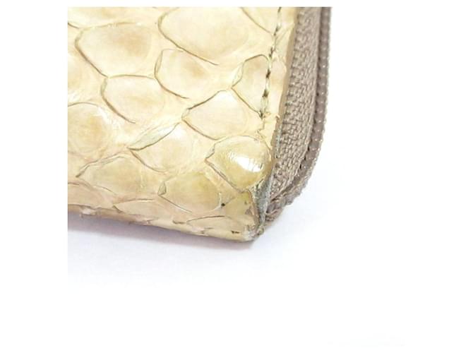 Autre Marque Portafoglio lungo ATAO limo Python Beige - vista 16